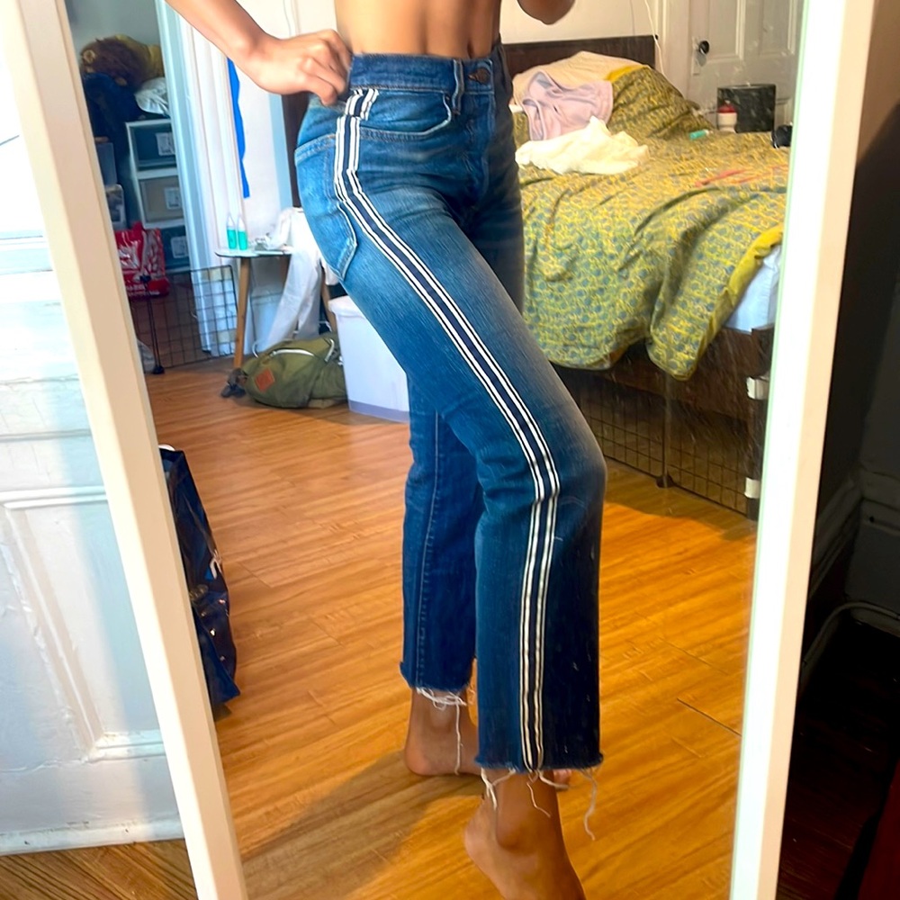 [6397] Cropped Jeans - Picture 3 of 9